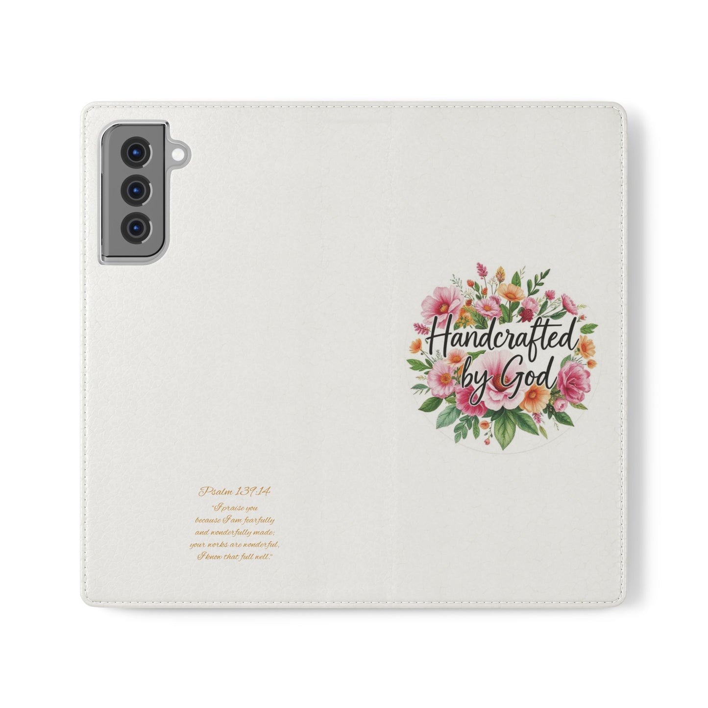 Handcrafted by God Samsung Wallet Case – Fearfully & Wonderfully Made