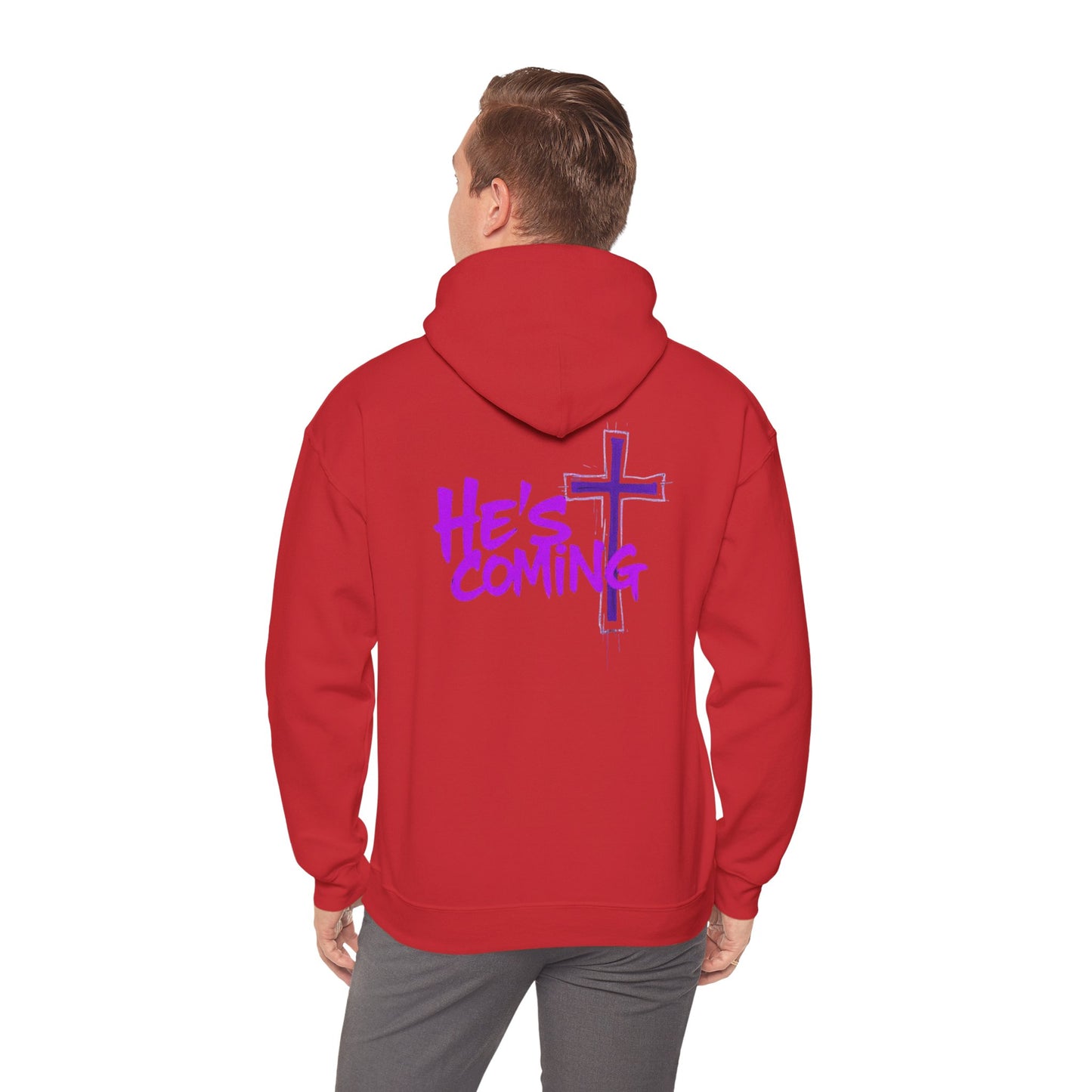 He’s Coming Men’s Christian Streetwear Hoodie