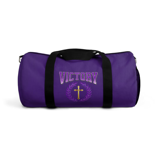 Victory in Every Step in Purple – Duffel Bag
