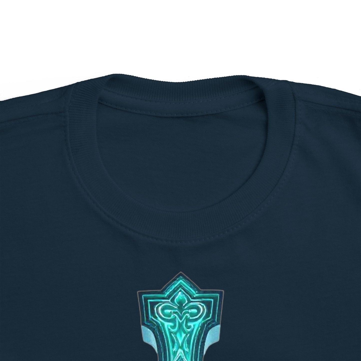 Shine Bright – Toddler Tee with Glowing Cross of Faith