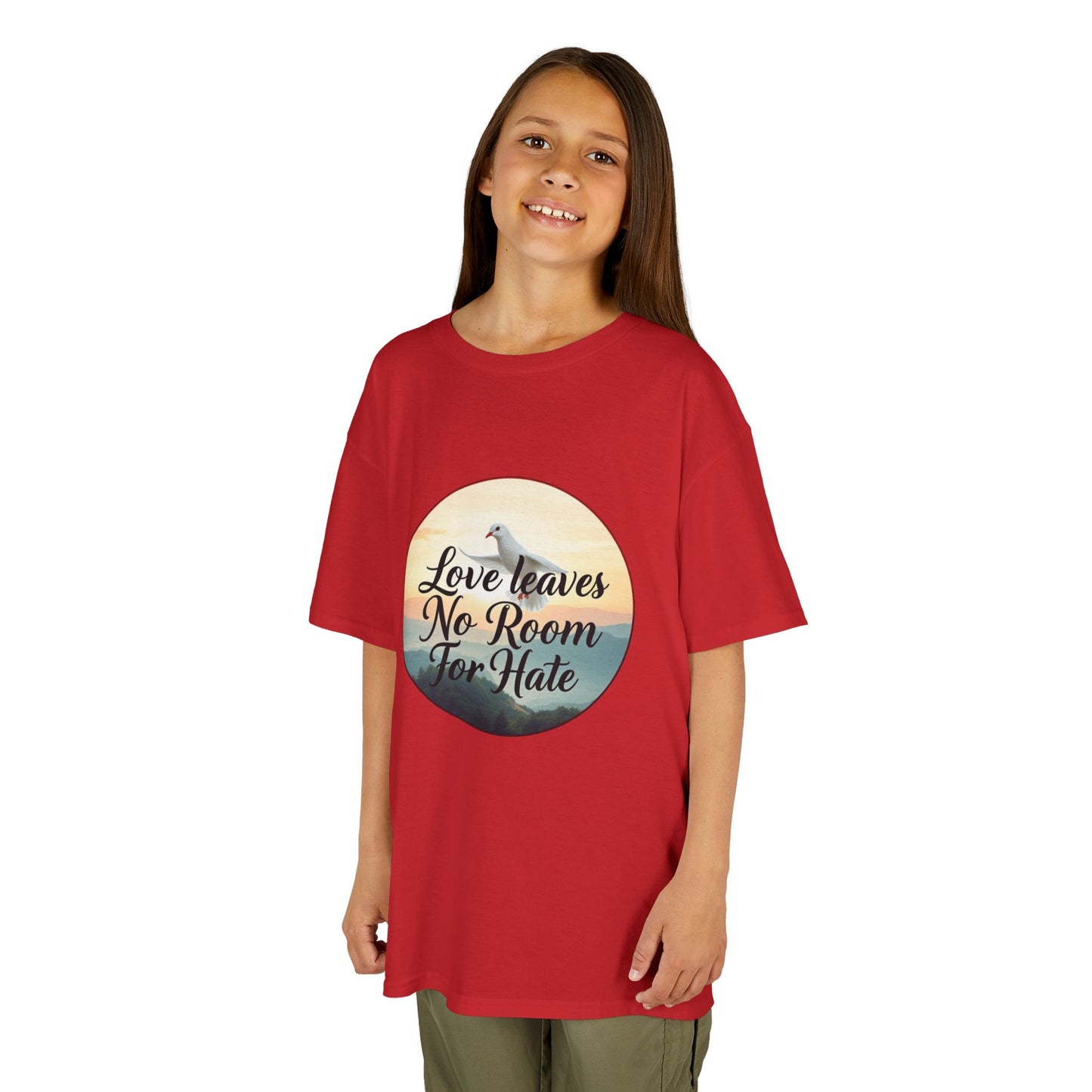 Love Leaves No Room For Hate – Heavy Cotton Tee That Takes a Stand