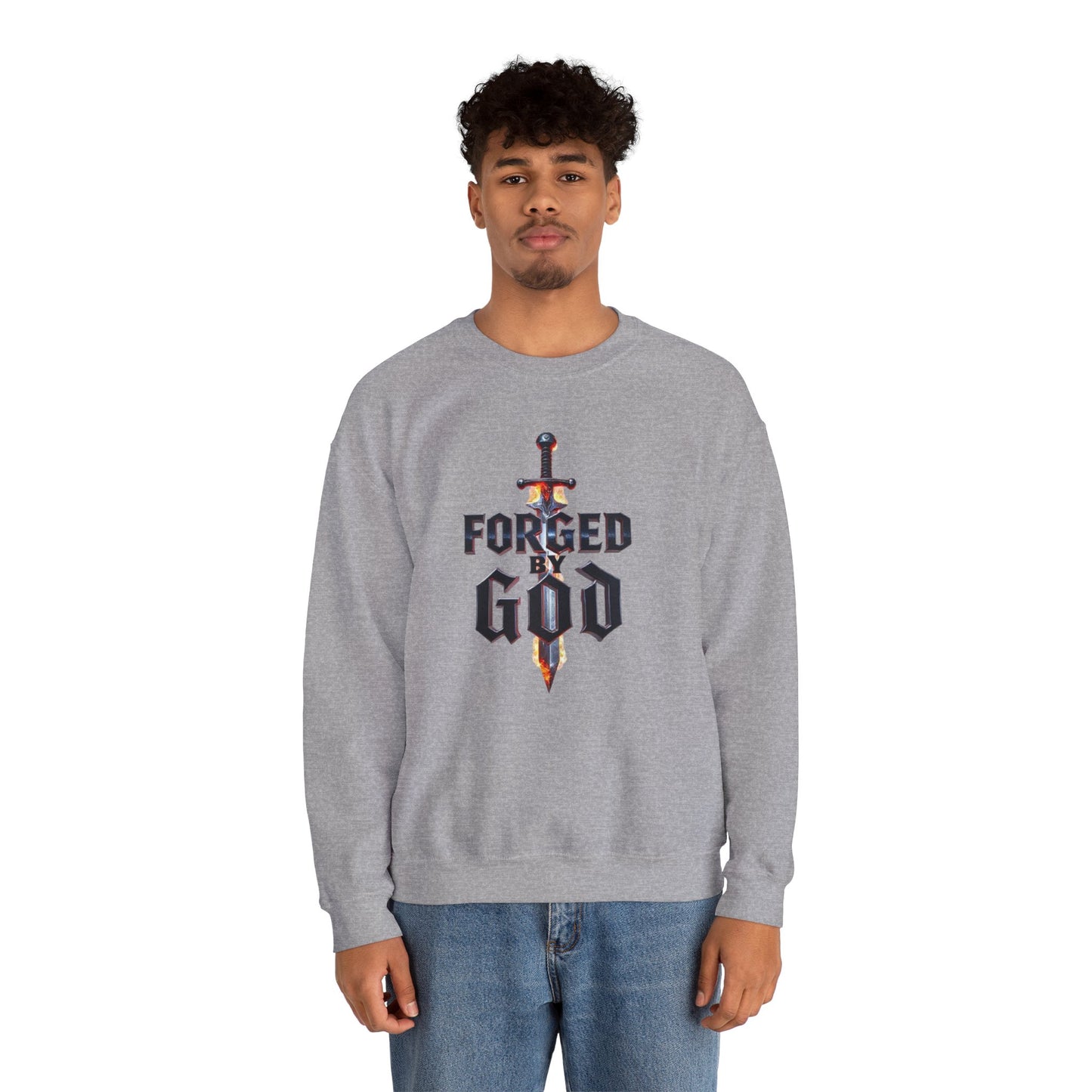 Forged by God - Men’s Christian Sweatshirt