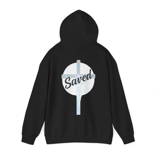 Redeemed & Saved – Women’s Christian Cross Hoodie