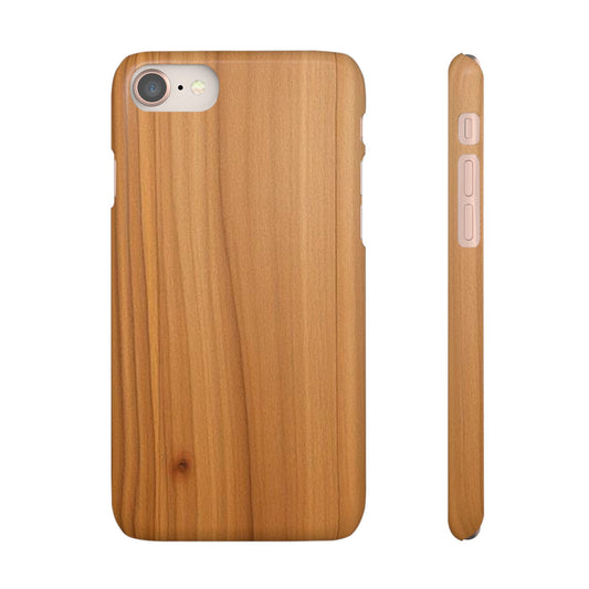 Natural Wood Grain iPhone Snap Case