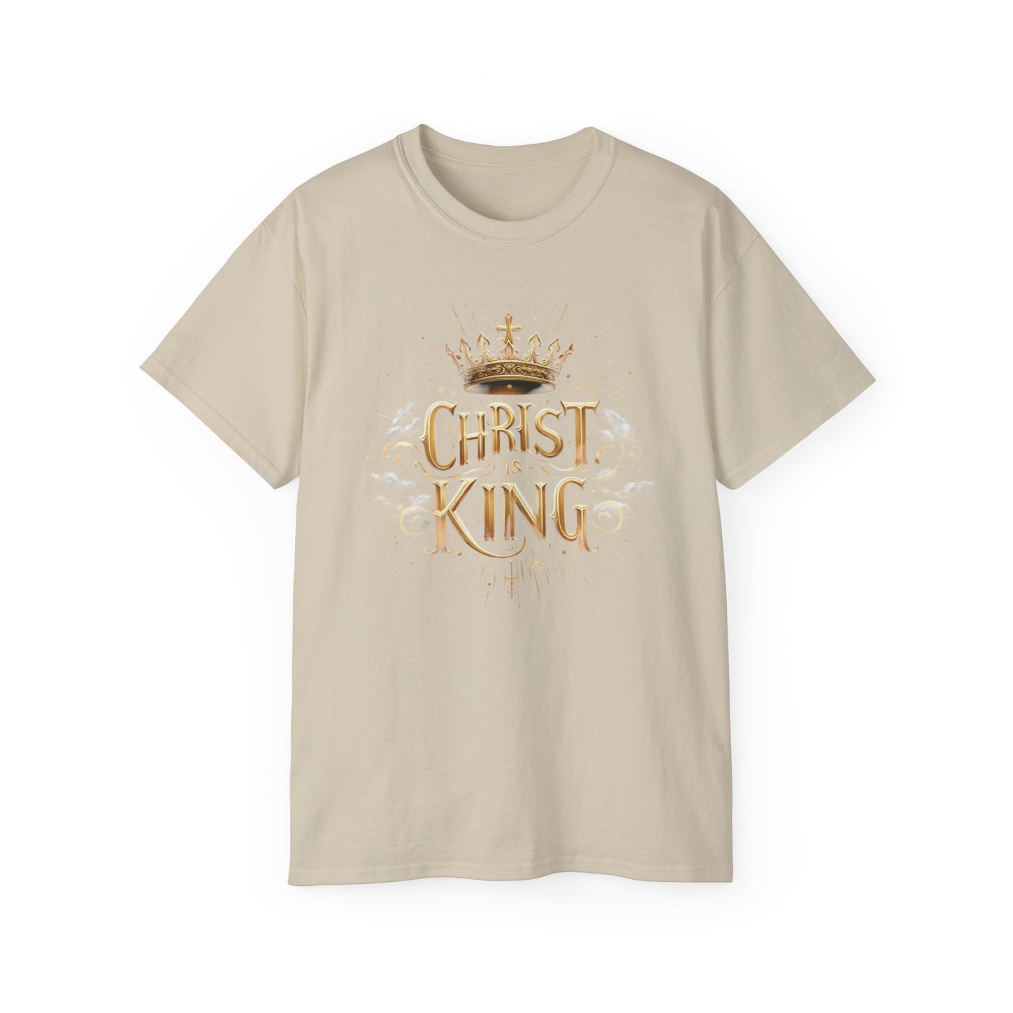 Men’s “Christ is King” Christian T-Shirt – Bold Faith Declaration Tee