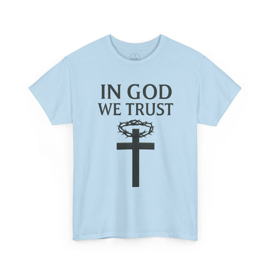 In God We Trust (Crown of Thorns) – Men’s Christian Tee