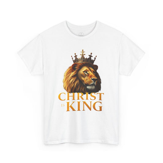 Christ Is King – Lion & Cross Men’s Christian Tee