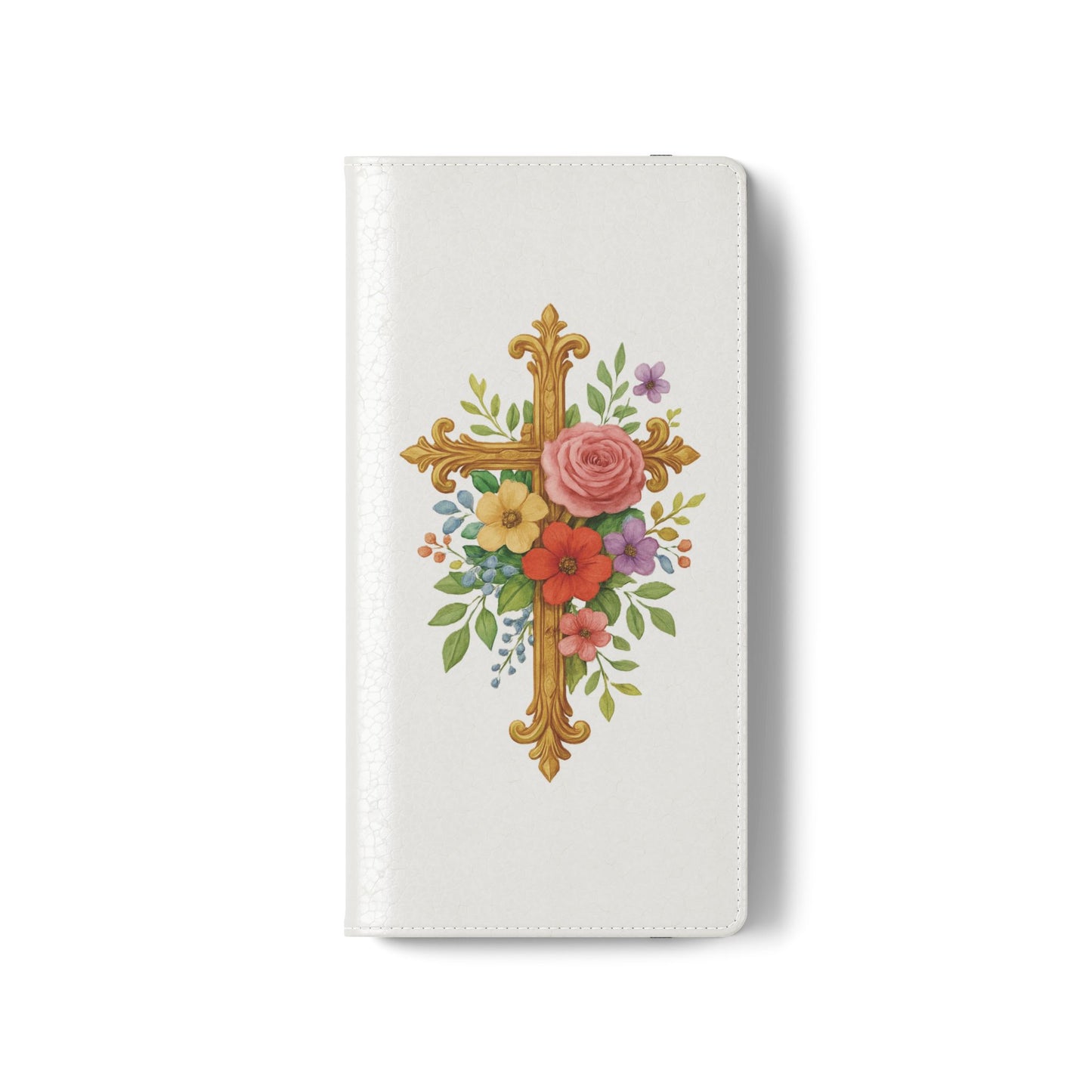Floral Cross Wallet Case for Samsung– Faith in Bloom