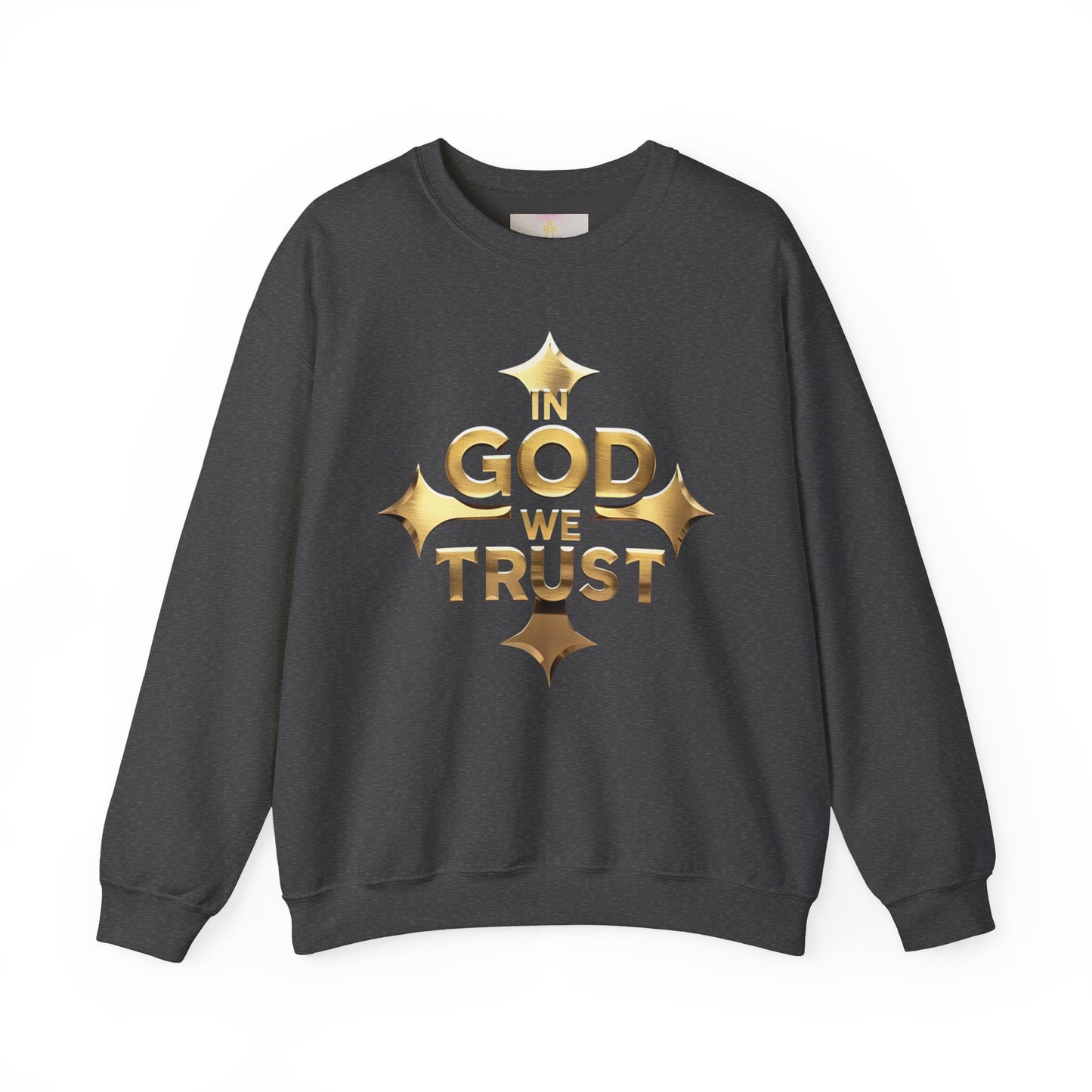 Golden Creed – “In God We Trust” Christian Men’s Sweatshirt