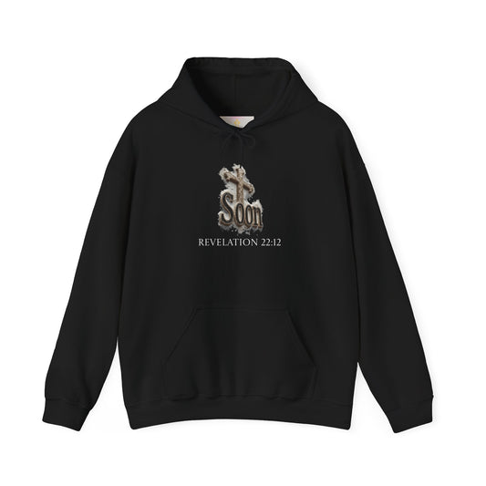 Soon: Revelation Christian Women’s Hoodie (White Lettering)