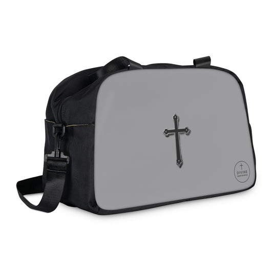 Divine Strength Fitness Bag in Grey – Faith in Motion