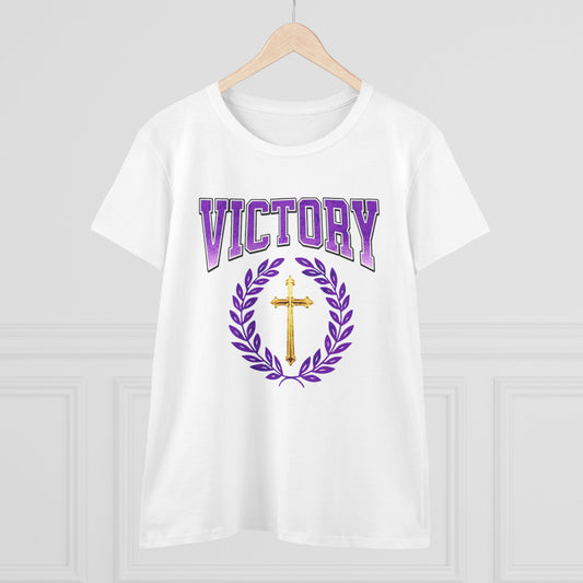 Divine Victory Women’s Tee – Victory in Every Step