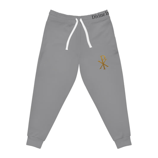Chi Rho Women’s Christian Sweatpants in Grey – Comfort and Victory in Christ