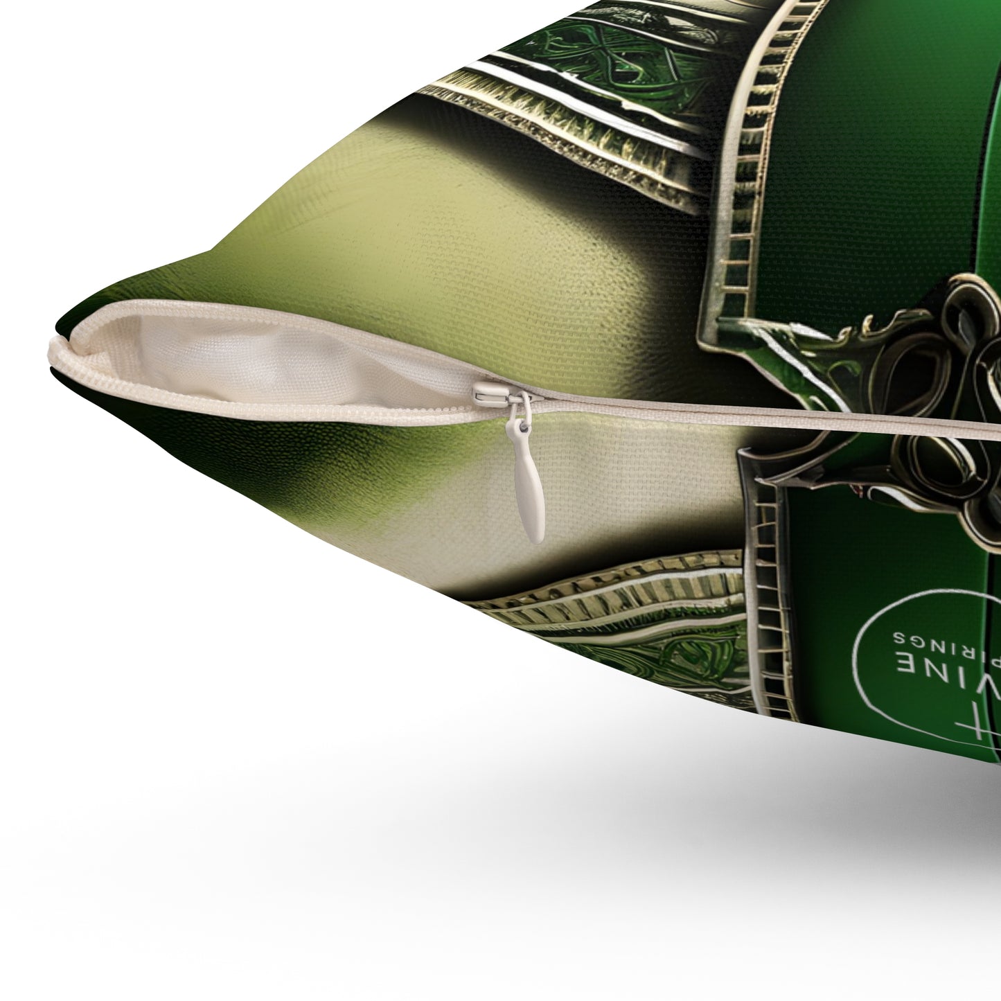 Cornerstone of Faith – Elegant Cross Throw Pillow