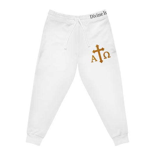Men’s Alpha & Omega Jogger Pants – Comfortable Faith-Inspired Style