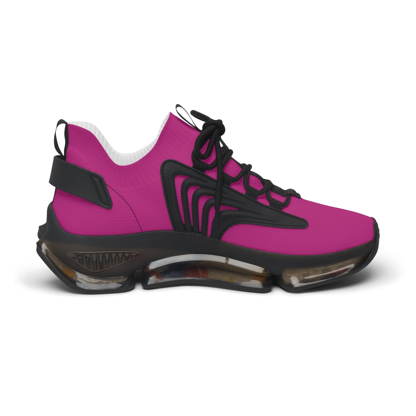 Men’s Bret “The Hitman” Hart Tribute Sneakers – Black & Pink Bold Edition