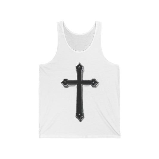 Warrior’s Black Cross Men’s Christian Tank Top | Ephesians 6:11