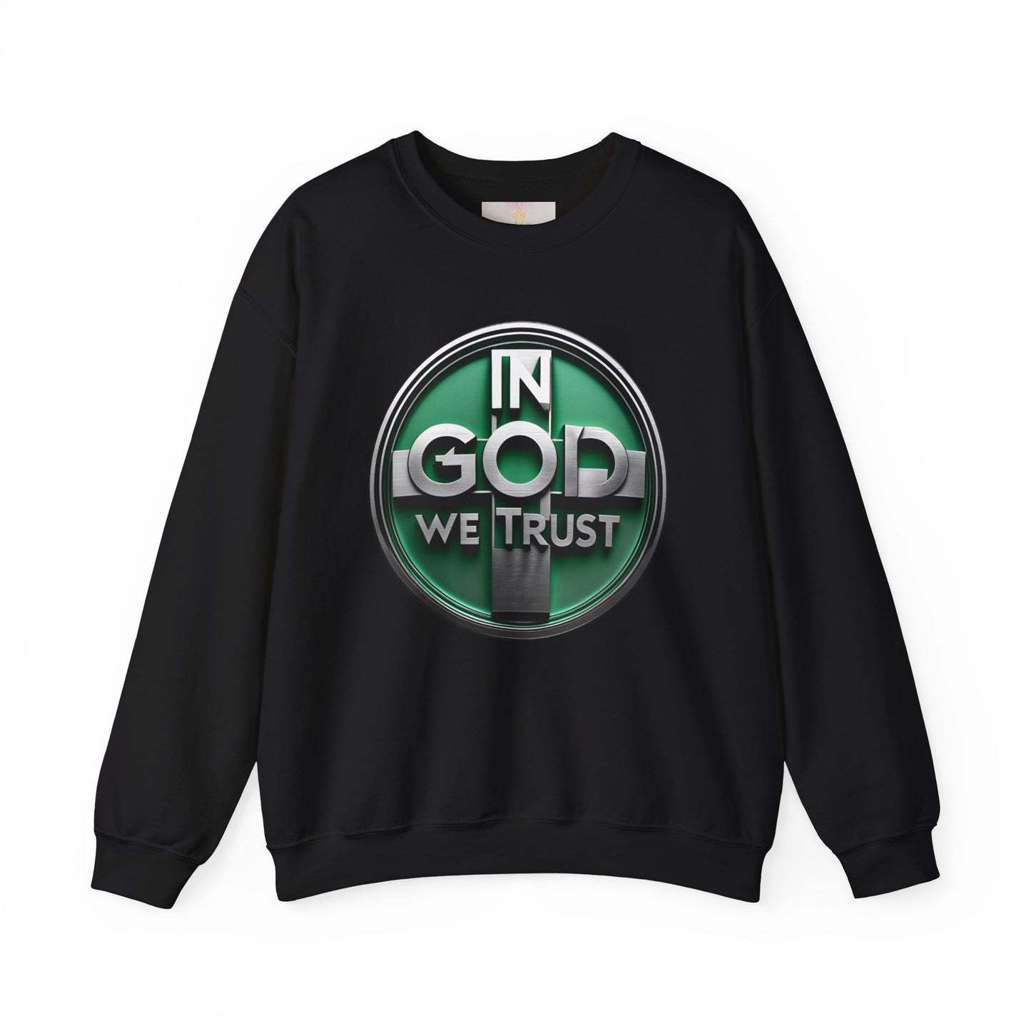Bold Faith Men's Sweatshirt – “In God We Trust” Christian Apparel