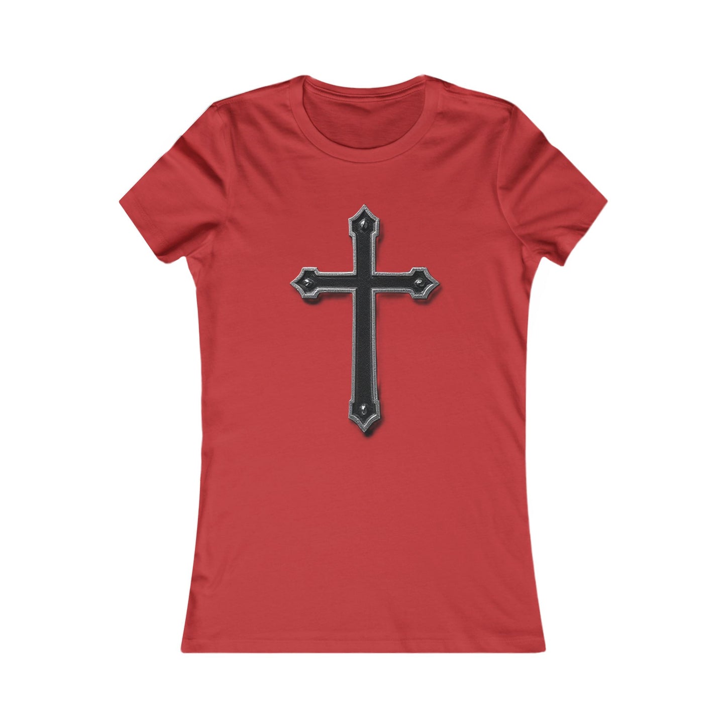 Warrior’s Black Cross Women’s Favorite Tee | Ephesians 6:11