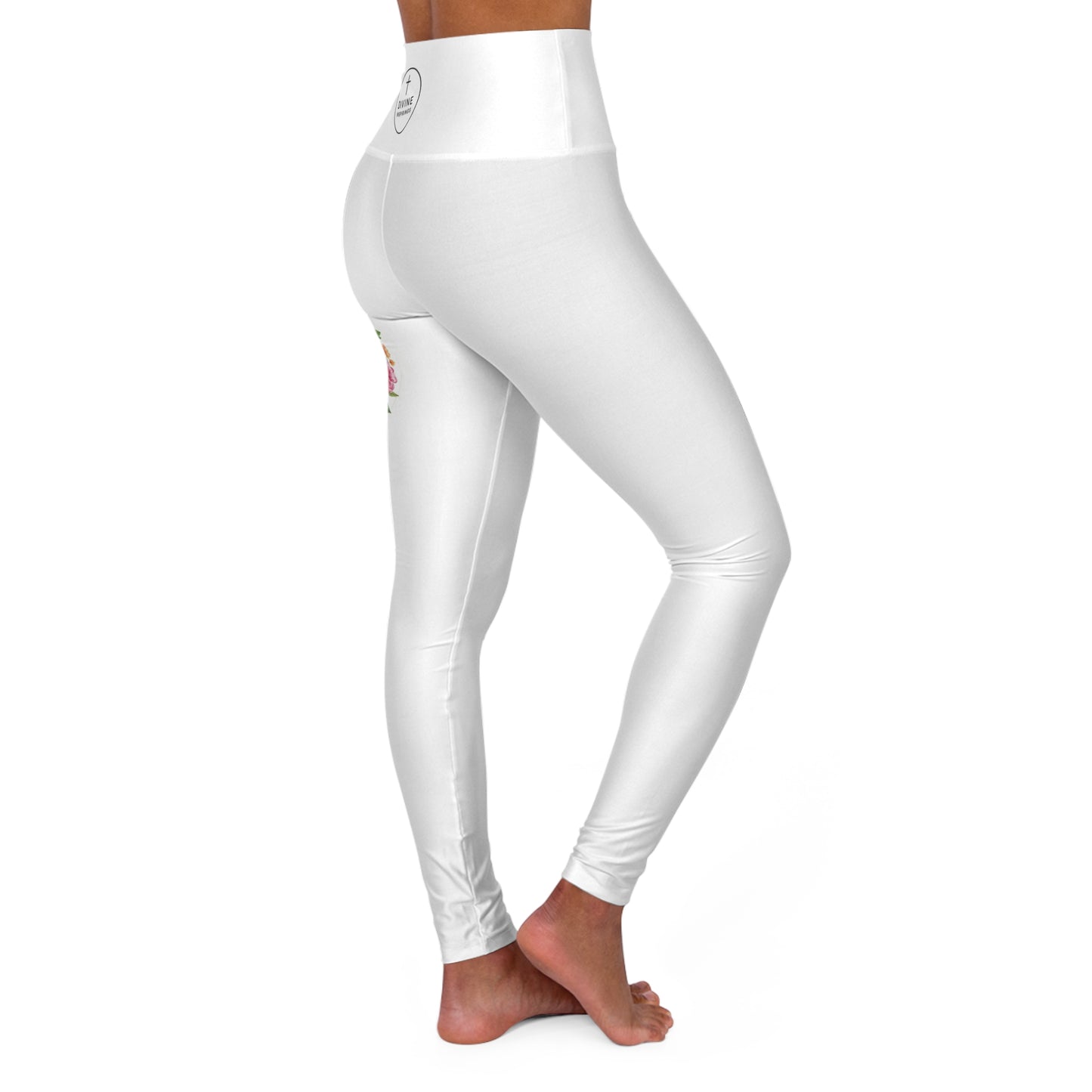 Handcrafted by God Women’s High-Waisted Yoga Leggings – Wonderfully Made