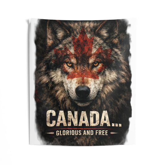 War Paint – Canada: Glorious and Free Wall Tapestry