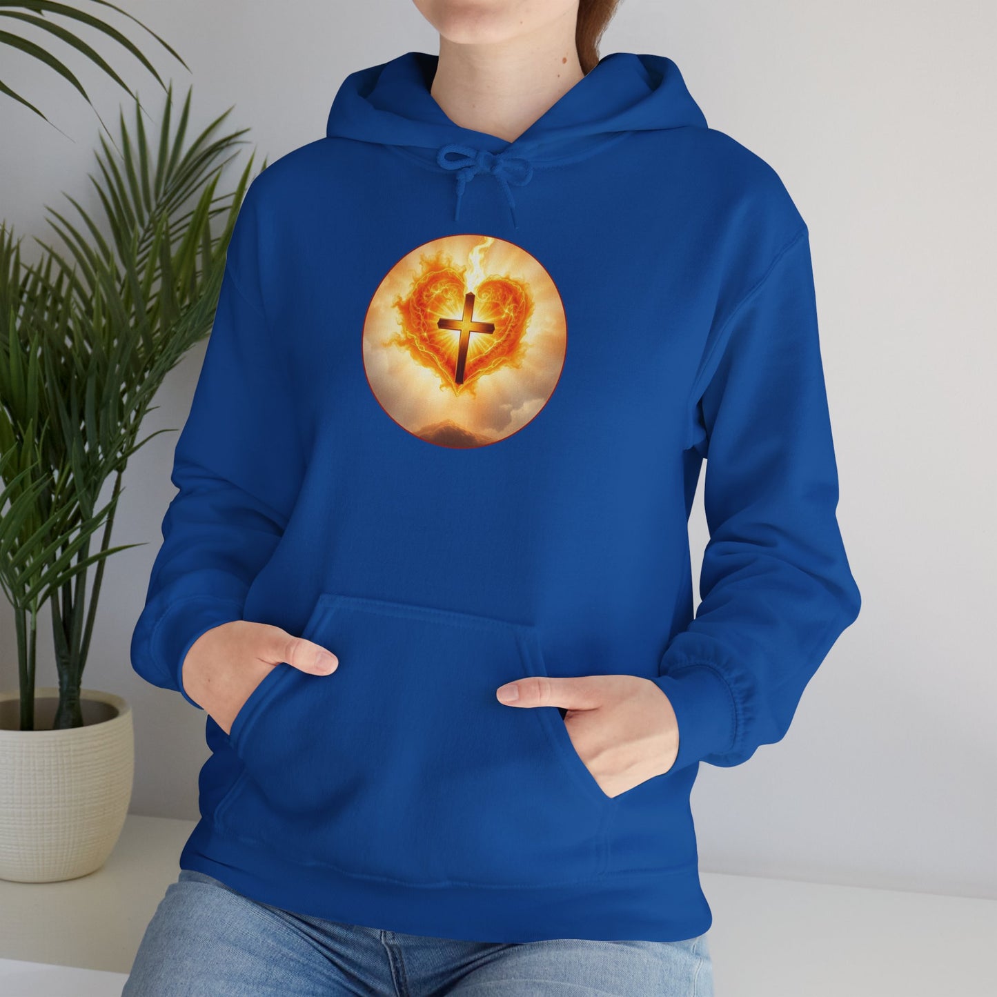 Women’s Sacred Heart Hoodie – Faith-Inspired Spiritual Pullover