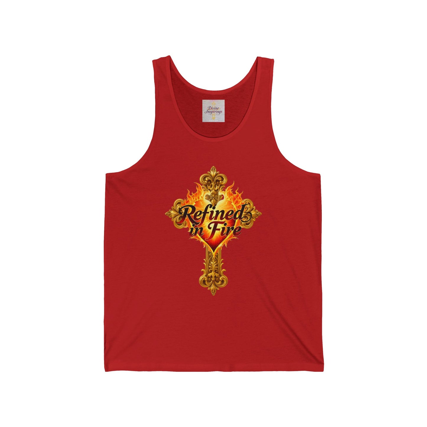 Refined in Fire - Women's Ornate Christian Tank Top