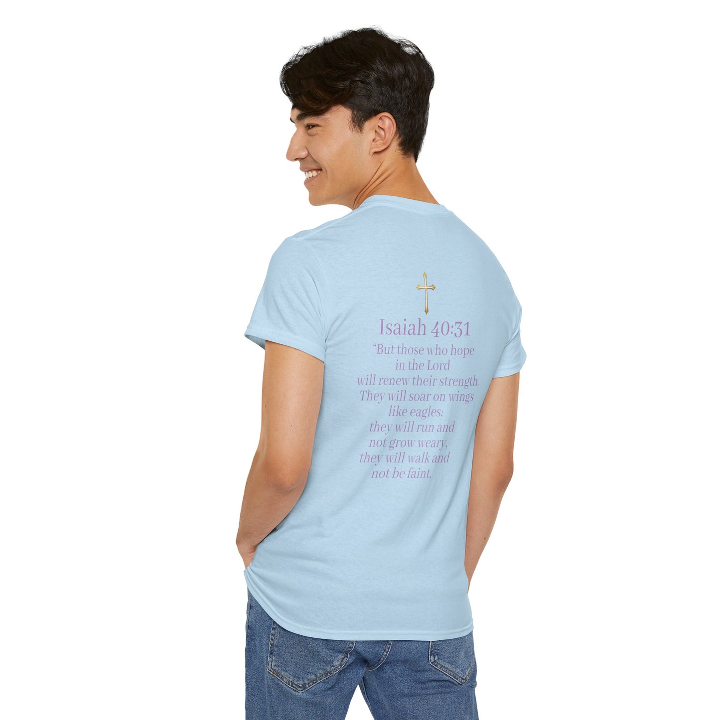 Men’s “Hope” Tee – Bold Scripture Design | Isaiah 40:31