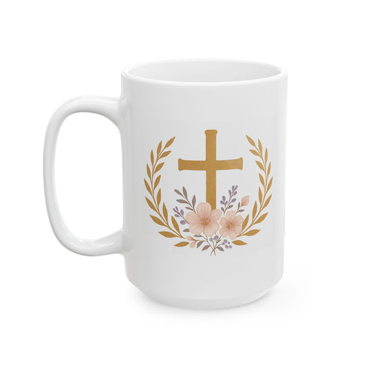 Crowned by Grace Christian Mug – 11 oz & 15 oz