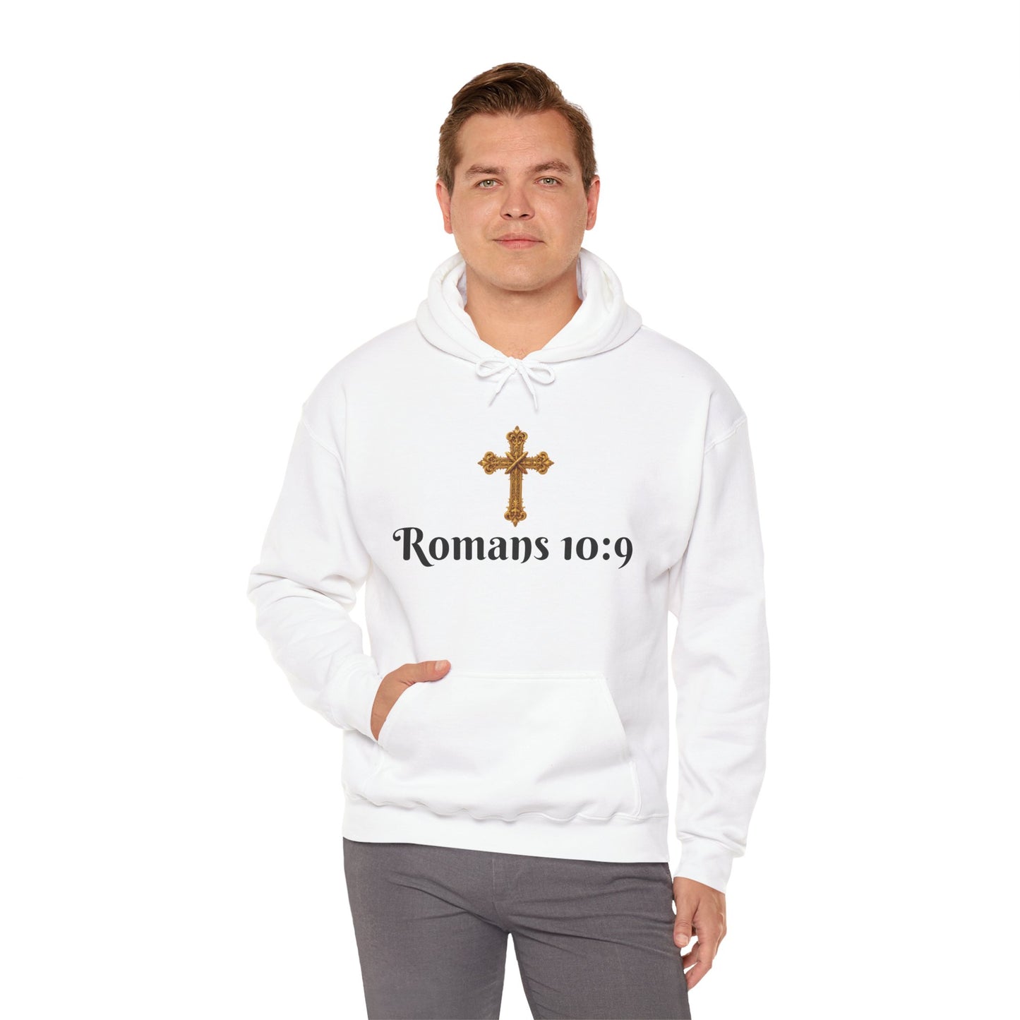 He Is Risen Christian Hoodie – Men’s Bold Faith Streetwear (Dark Lettering)