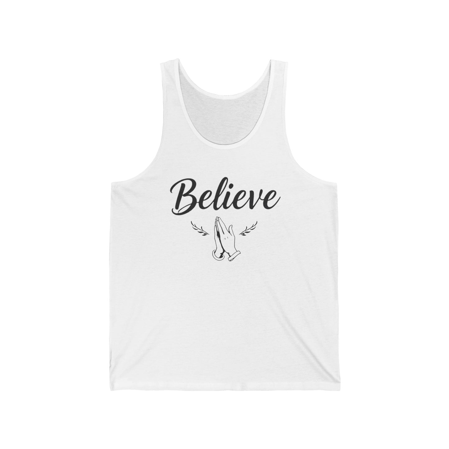 Believe in Christ – Women’s Christian Tank Top with Romans 10:9