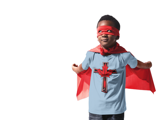 Little Light of the North – Toddler Tee with Maple Cross