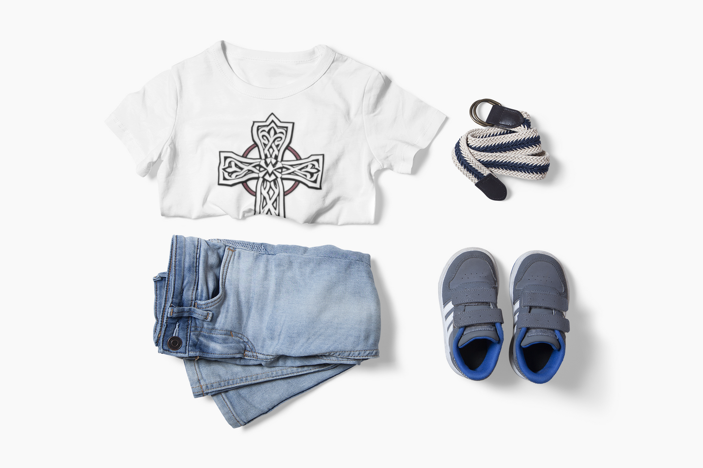 Growing in Grace – Toddler Tee with Celtic Cross