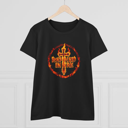 Refined in Fire – Women's Tee of Fierce Faith