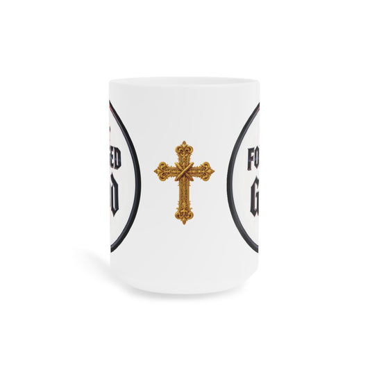Forged by God Christian Coffee Mug – Strength in Faith Drinkware