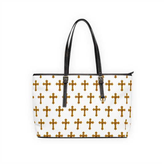 Ornate Cross Shoulder Bag – Elegant Spiritual Statement