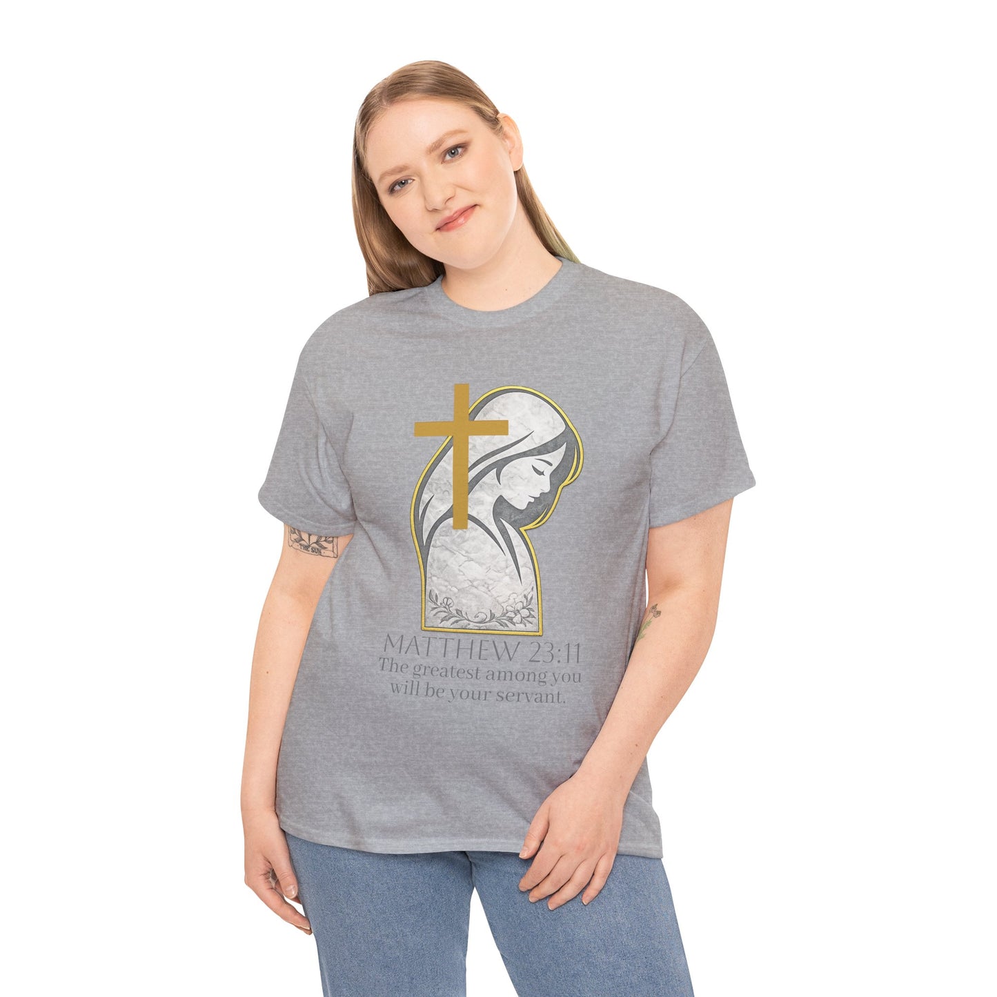 Humble Servant - Women's Christian Tee (Dark Lettering)