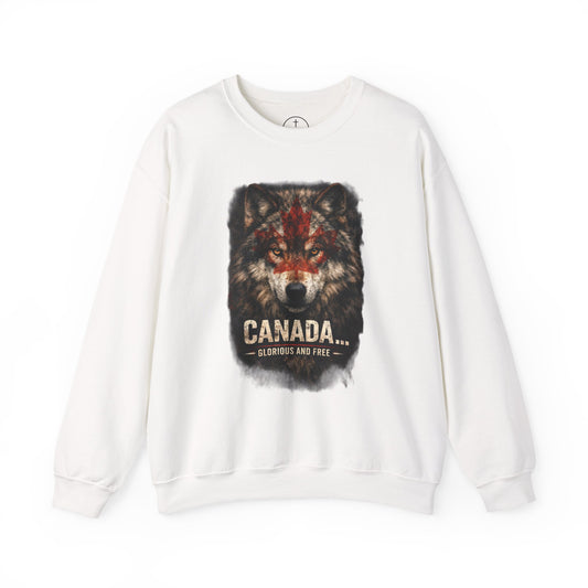 War Paint – Canada: Glorious and Free Women's Sweatshirt