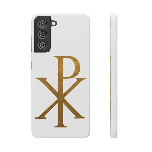 White Chi Rho Snap Case for Samsung – Guiding Light