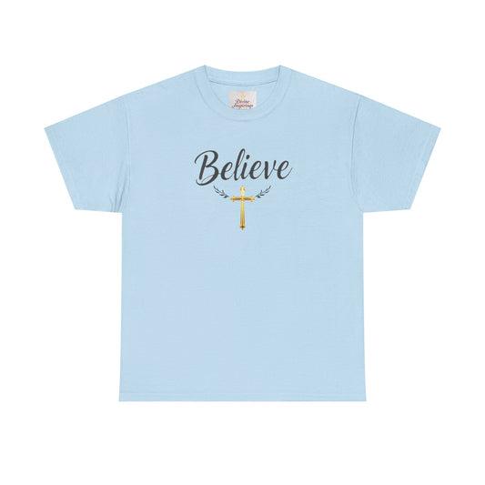 Believe- Woman's Christian T-Shirt