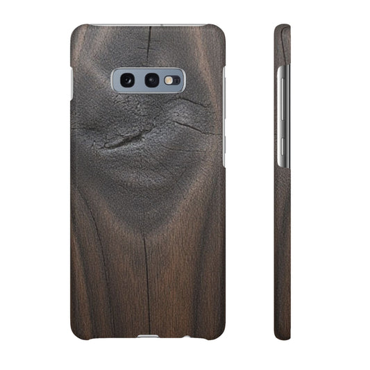 Dark Wood Grain Samsung Snap Case