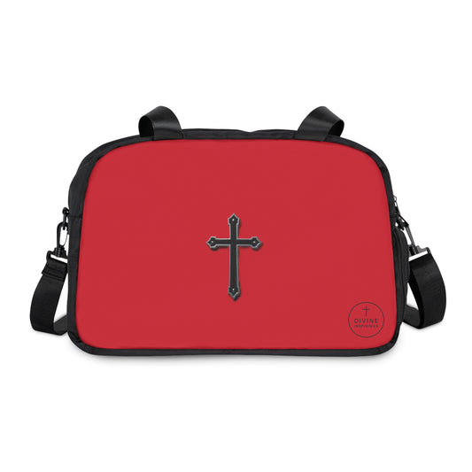 Divine Strength Fitness Bag in Red – Faith in Motion