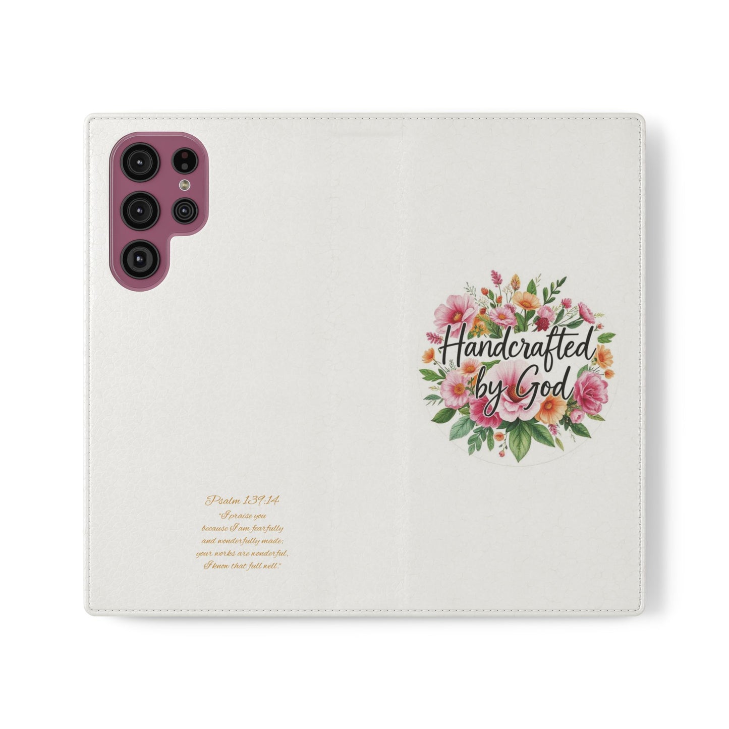 Handcrafted by God Samsung Wallet Case – Fearfully & Wonderfully Made