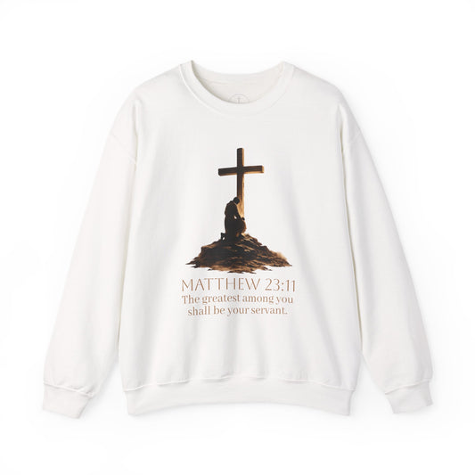 Humble Servant - Men's Christian Sweatshirt (Front Design)