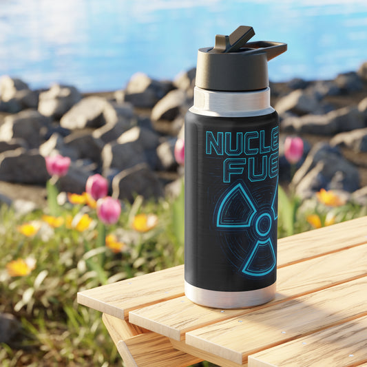 Faith Fueled – Nuclear Energy Stainless Steel Bottle (Blue)
