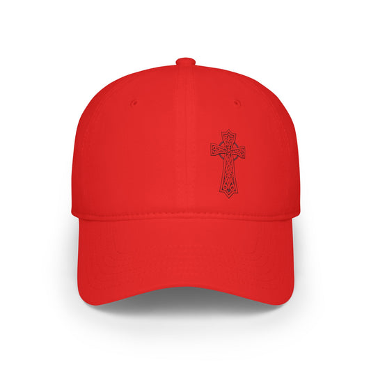 Celtic Cross Christian Low Profile Baseball Cap – Faith-Inspired Embroidered Hat