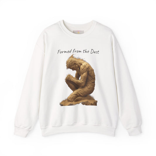 Formed from the Dust | Men’s Christian Sweatshirt with Genesis 2:7