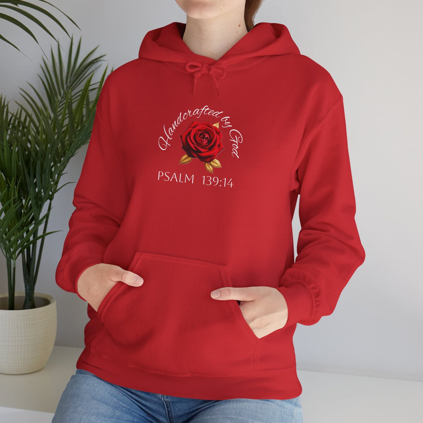 Handcrafted by God Rose Women's Hoodie