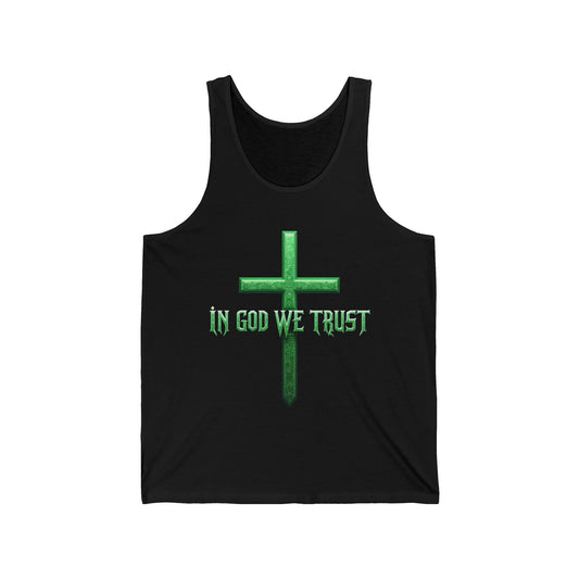 In God We Trust | Men’s Tank Top – Built on Faith