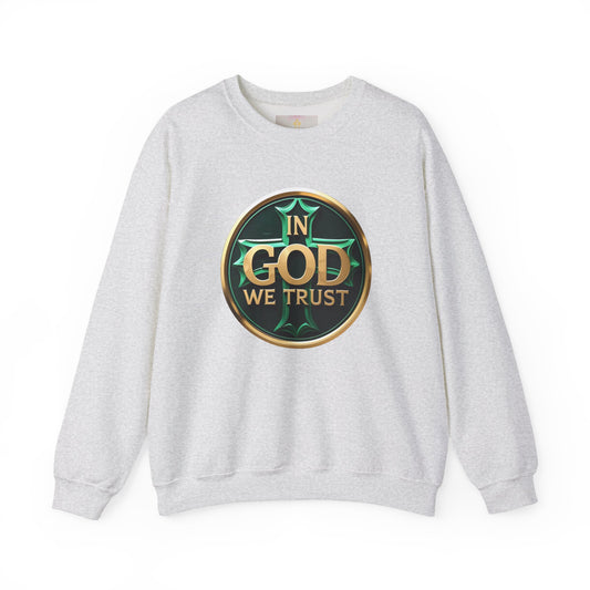 Men’s In God We Trust Sweatshirt – Bold Faith Statement